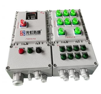 电伴热防爆温控箱 铸铝合金带观察视窗数显温度